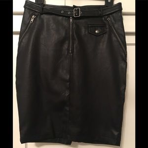 Guess Leather Skirt.